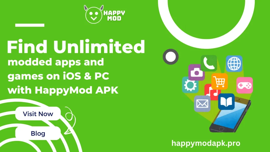 Find Unlimited, modded apps and games on iOS & PC with HappyMod APK